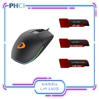 Chuột dareu lm130s - phù hợp cho người dùng văn phòng và hàng net