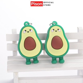 Móc khóa hình Quả bơ cute Pison, nhiều mẫu xinh xắn - SP0653 - 01 cái