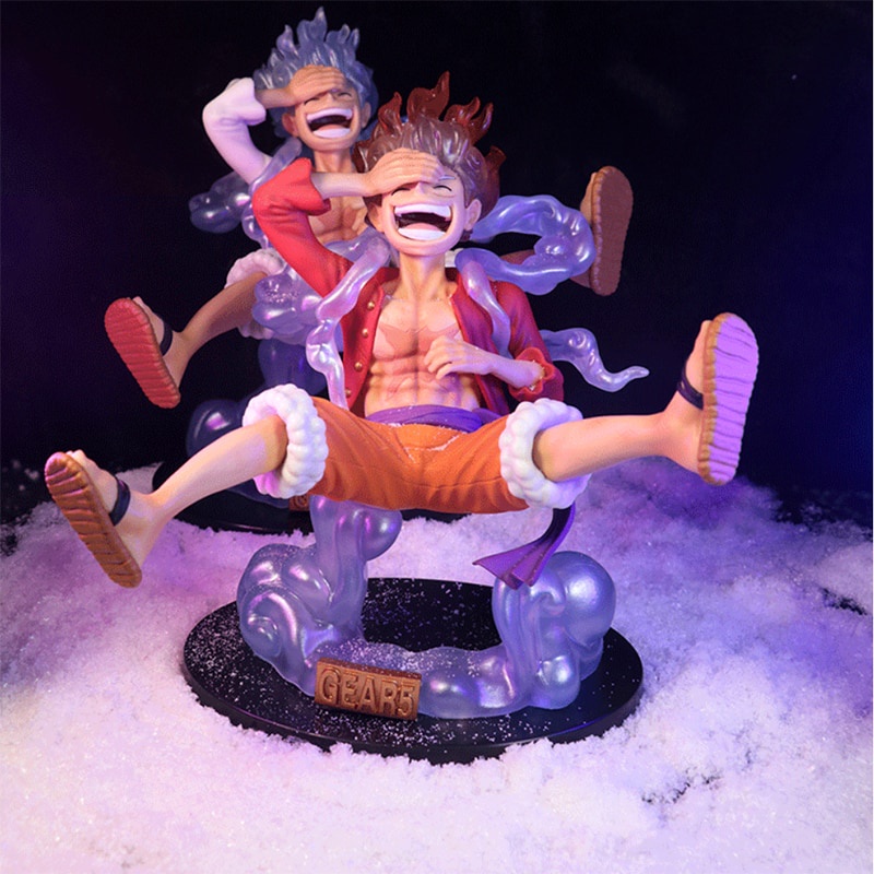 Mô Hình Nhân Vật Anime One Piece Luffy Gear 5 Sun God Nika 17cm Phong Cách Mới, Tượng Trang Trí Sưu 