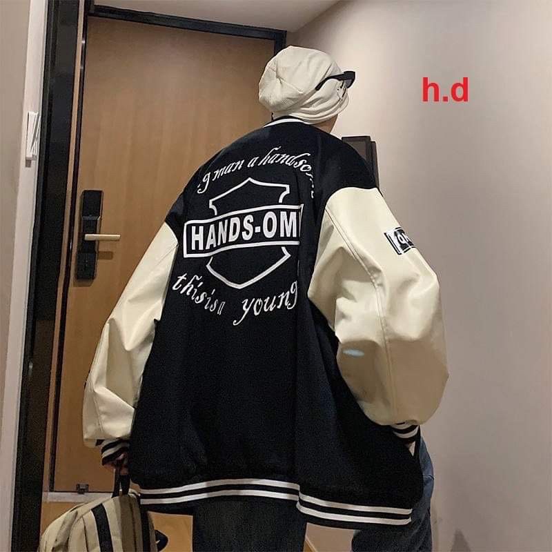 Áo khoác bomber happy HD12