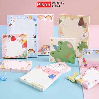 Giấy ghi chú Nhiều mẫu Pison dùng để ghi chú tiện lợi - 1 tệp