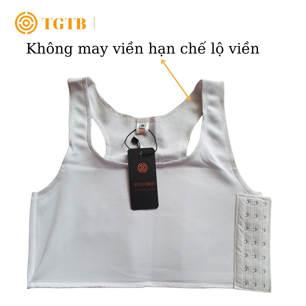 Áo Nịt Ngực Tomboy - Thun Lưới Lót thun -  Móc Gài Thoáng mát nhẹ nhàng