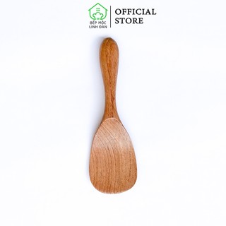 Muôi Gỗ Tự Nhiên Không Hóa Chất_Xới Cơm, Trộn Đồ Ăn [CTL731-Dáng Tròn]