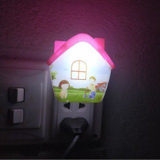 Đèn ngủ bóng  LED hình ngôi nhà nhỏ mini
