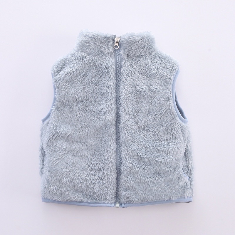 Áo gile lông cho bé hàng qc lông mềm mượt