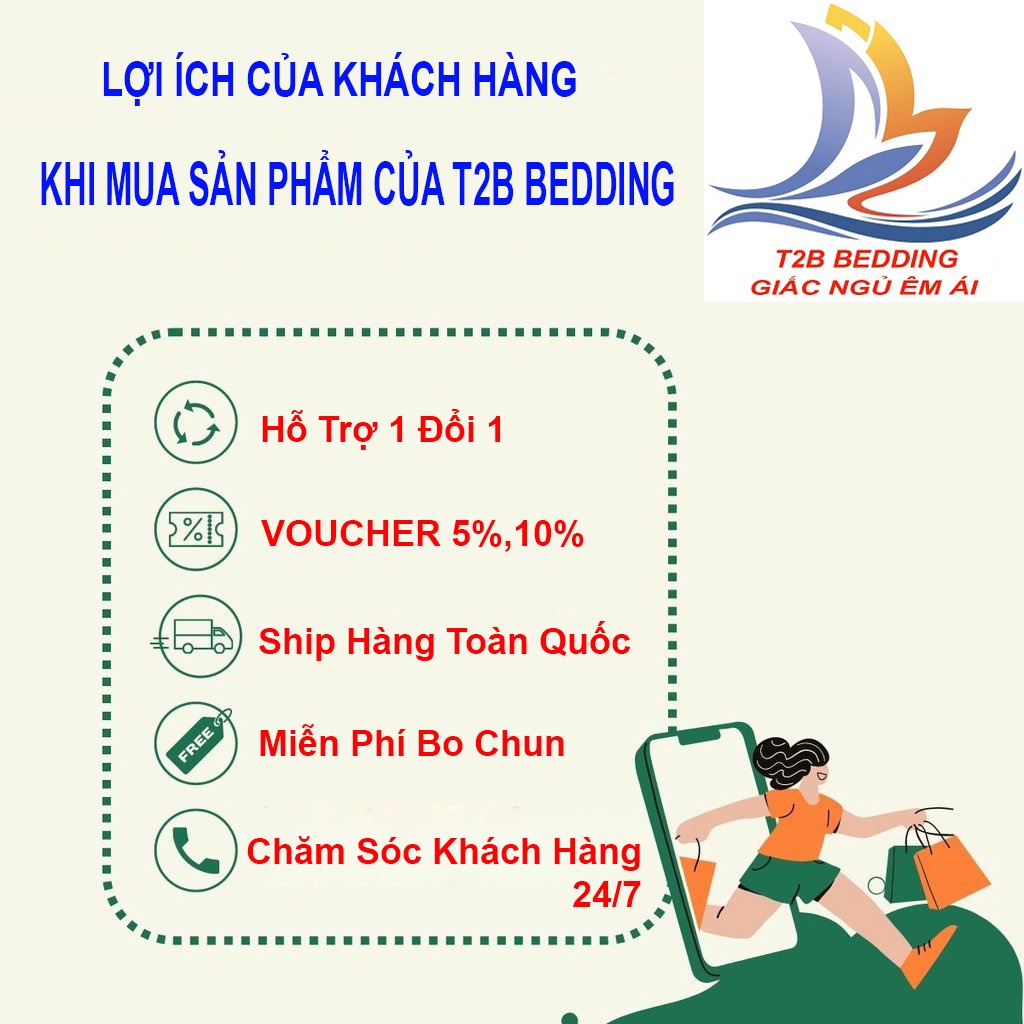 Bộ ga gối cotton poly 1m6 x 2m