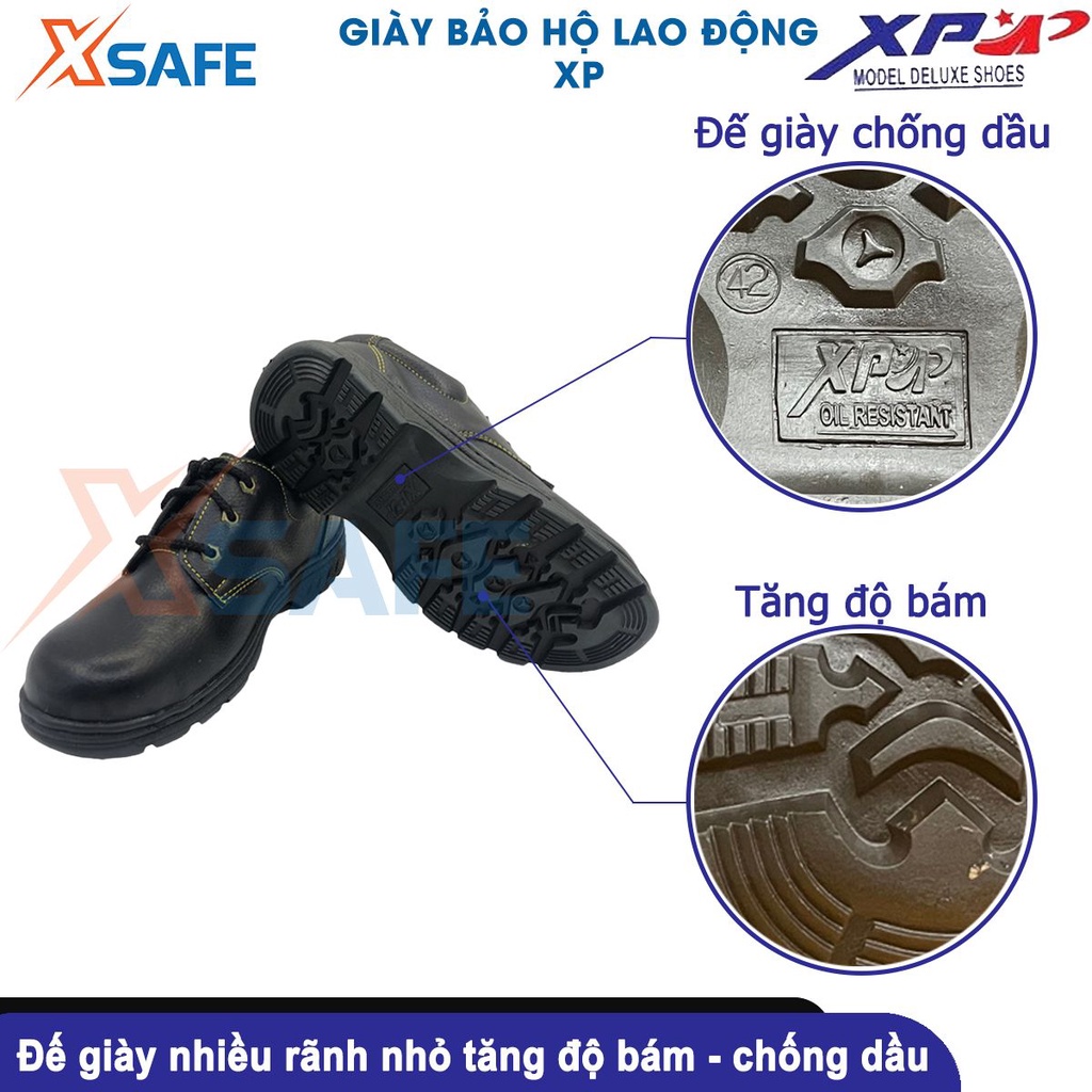 Giày bảo hộ lao động XSAFE chống đinh, chống va đập, cổ thấp thoáng khí, thoải mái, dành cho nam và nữ - XP