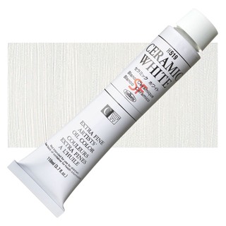 Sơn dầu màu trắng holbein extra fine artists' oil color tuýp 110ml dòng w-w1-sw-cw