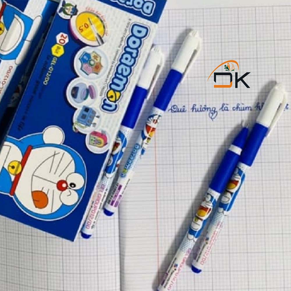 Bút Gel Thiên Long 012/Doraemon - DKVPP.Store/Bút bi nước ngòi 0,5mm mực Xanh, Đen, Đỏ, Tím - Hàng chính hãng, giá tốt