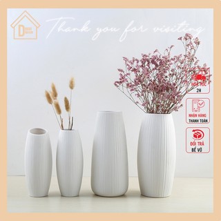 Lọ hoa, bình hoa, bình hoa gốm, bình hoa decor, gốm sứ, cắm hoa tươi, hoa khô phong cách Bắc Âu