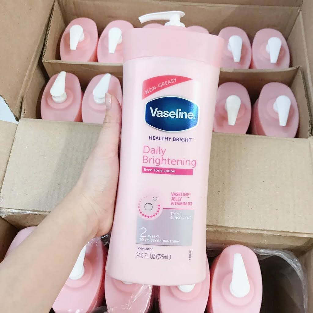 Dưỡng thể Vaseline Healthy Bright Daily Brightening 725ml