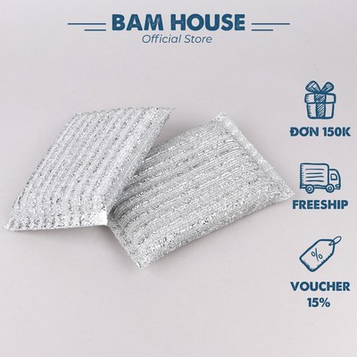 Combo 2 Cước rửa chén chống trầy xước Bam House chuyên rửa nồi chảo chống dính cao cấp MRC04