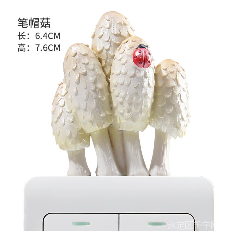 Miếng Dán Công Tắc Trang Trí Hình Hoa 3d Ba Chiều Bằng Nhựa Resin Sáng Tạo Bảo Vệ Tường Phòng Khách