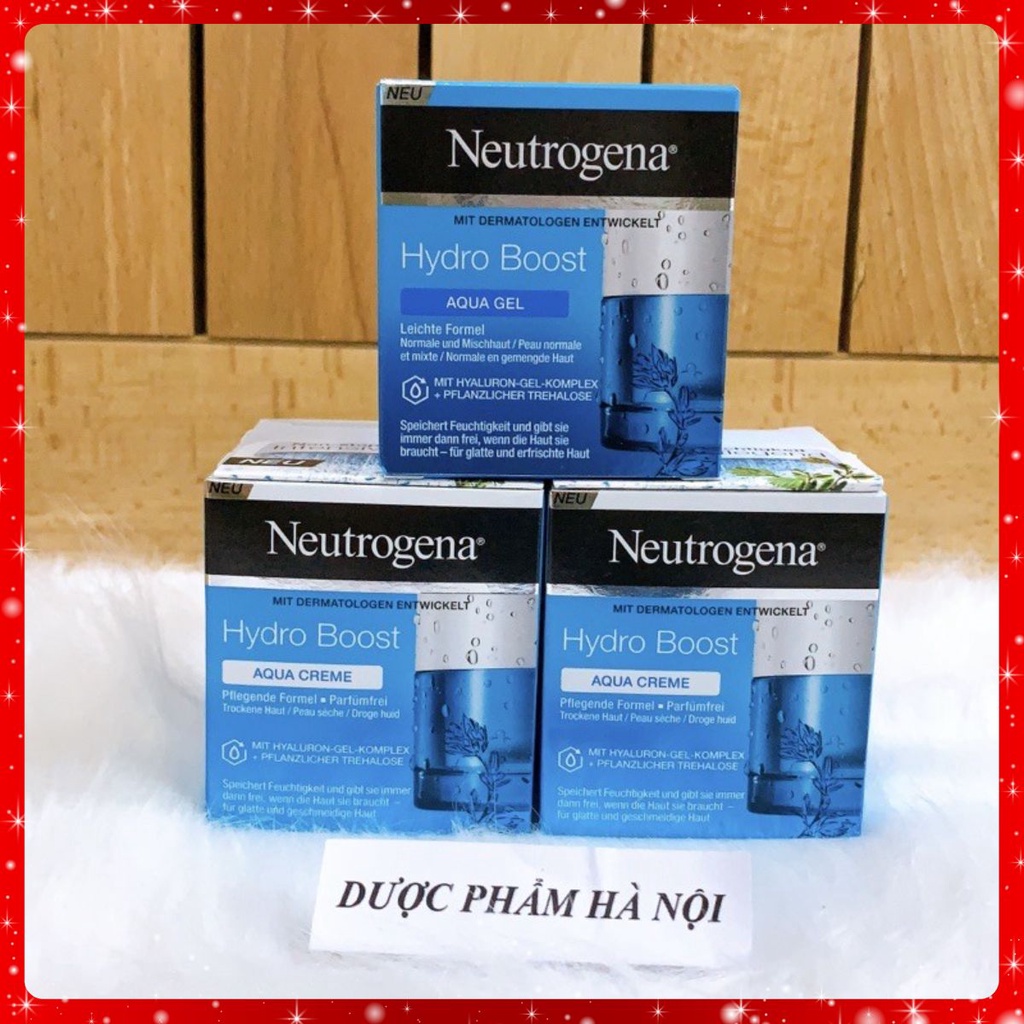 Kem dưỡng Neutrogena Hydro Boost Aqua Gel - Aqua Cream Hàng Pháp