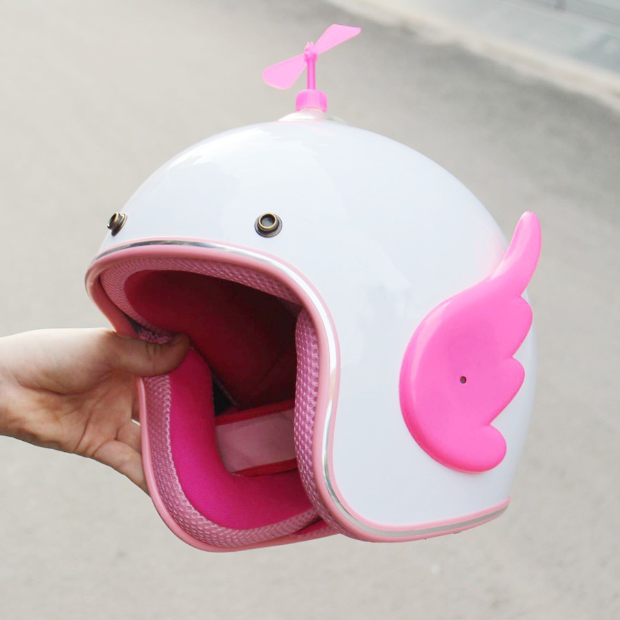 Chong chóng Doraemon gắn mũ bảo hiểm SUNDY, trang trí mũ nón siêu đẹp và độc lạ, tặng kèm keo dán siêu chắc