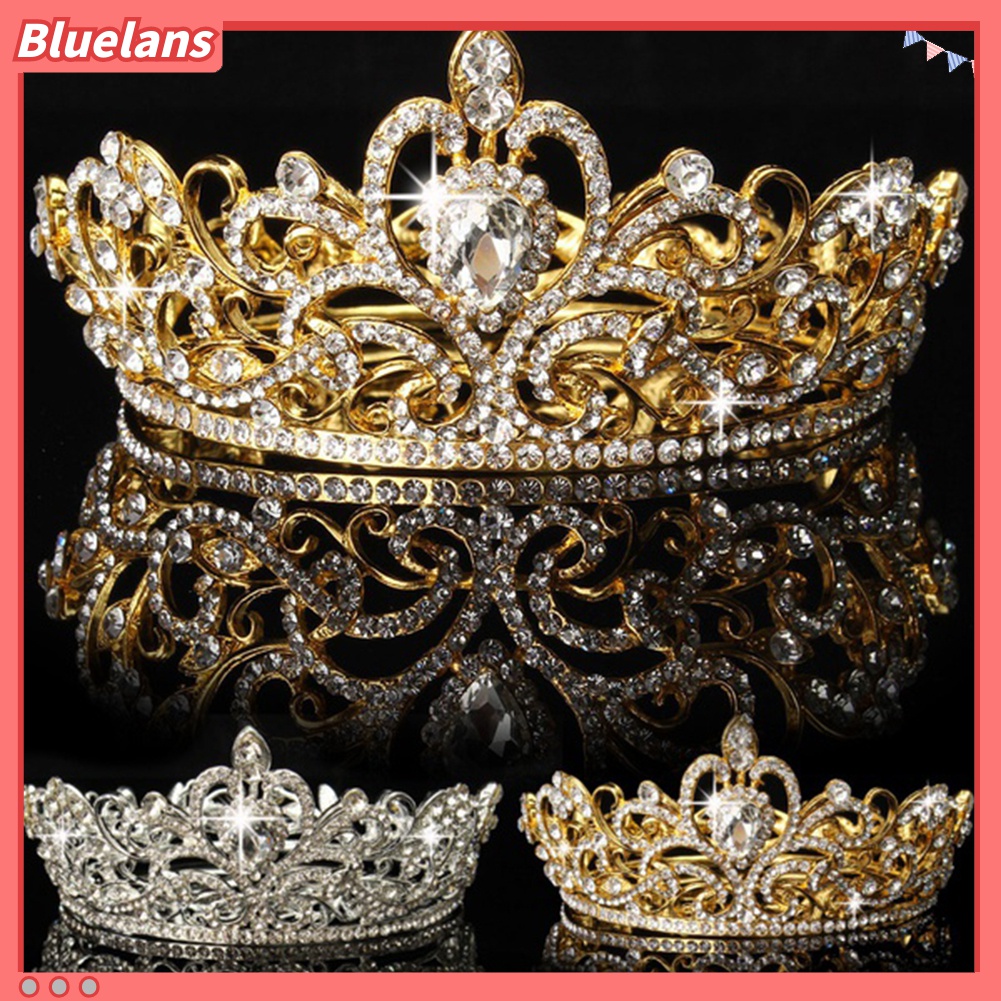 Cài Tóc Hình Vương Miện Đính Đá Lấp Lánh 48h Dành Cho Cô Dâu