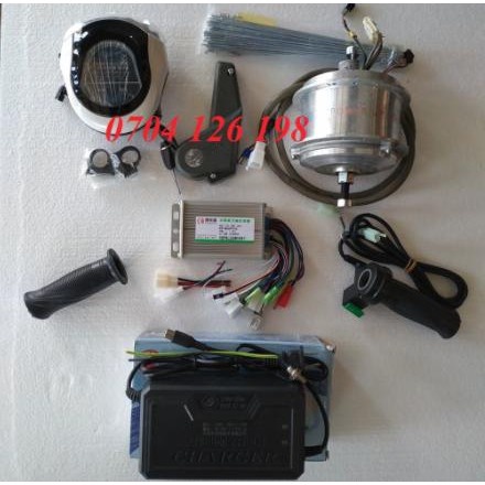 Hãng SA.NY.O Bộ kit chế xe đạp thường thành xe đạp điện lắp bánh trước