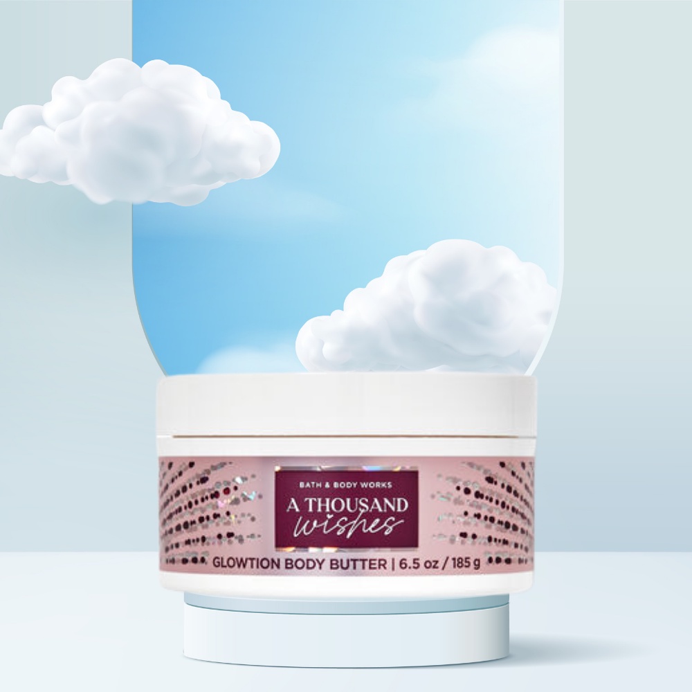 Bơ Dưỡng Thể Bath & Body Works Kim Tuyến Lấp Lánh Cho Làn Da Mịn Màng Nổi Bật 185gr