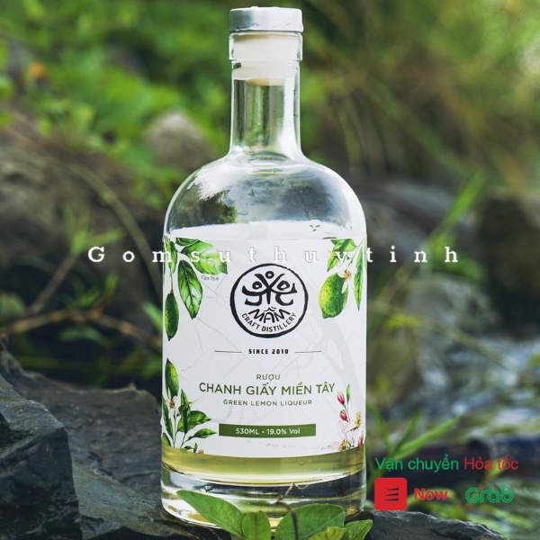 Chai thủy tinh dáng tròn bầu đựng rượu, mật ong, thực phẩm dung tích 500ml