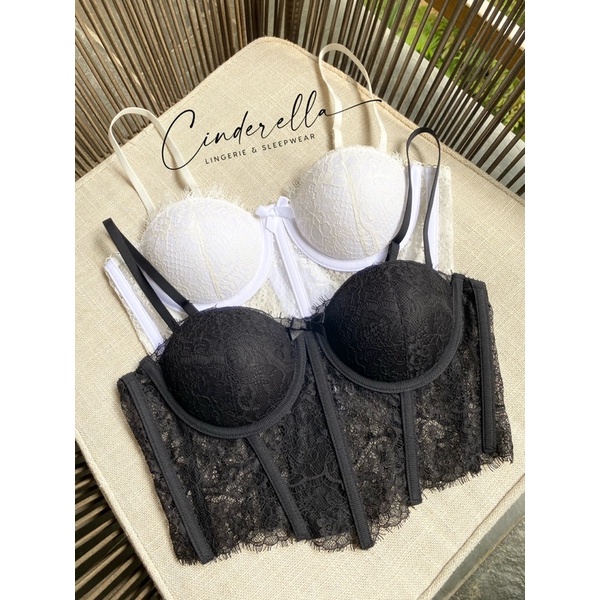 Áo Ngực Có Nẹp Corset May Thiết Kế Gọng Mút Ren Mềm Cao Cấp