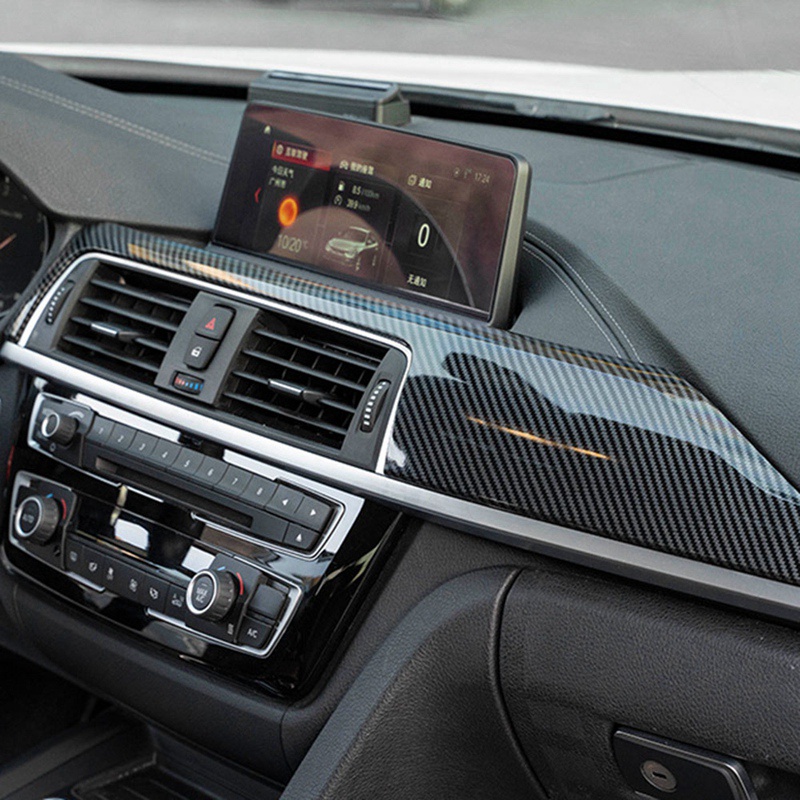 Miếng Dán Trang Trí Lỗ Thông Gió Trái + Phải Bằng Sợi Carbon Cho BMW 3 4 Series F30 F31 F32 F34 2013-2019