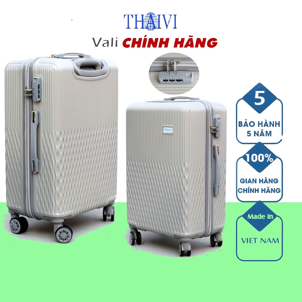 Vali kéo THAIVI Vali du lịch cao cấp Size 20/24/28-  Hàng Việt Nam Bảo Hành 5 Năm  TOG03