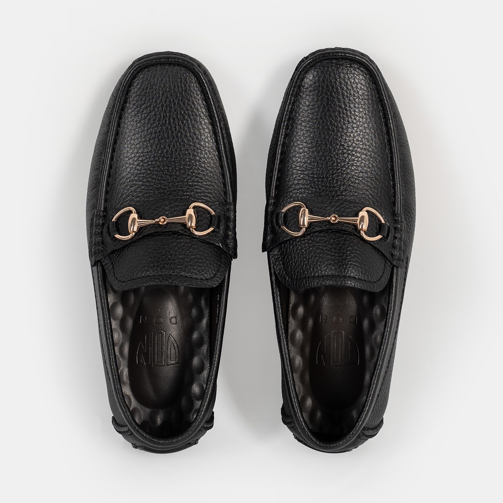 Giày Lười Nam Da Bò DON ITALO, Đế Khâu, Nhẹ, Mềm, Êm, Mát  , Bảo Hành Trọn Đời