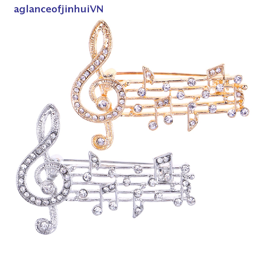 Ghim Cài Áo Hình Nốt Nhạc Chống Chói Cho Nam Nữ