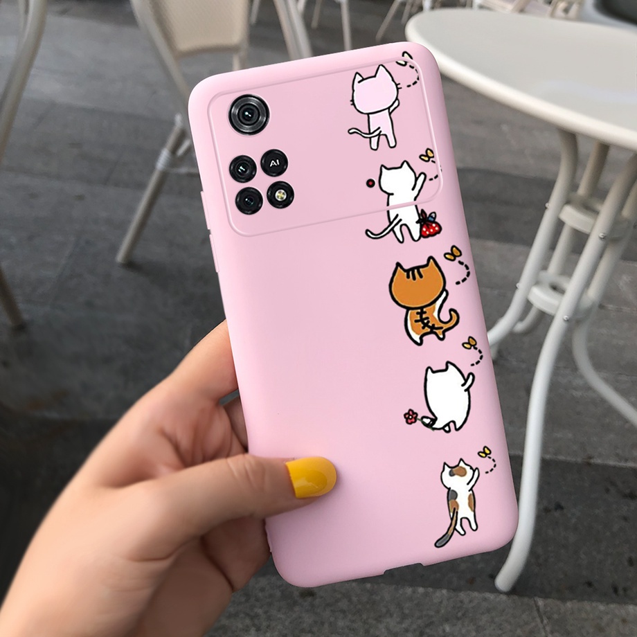 Ốp Điện Thoại Silicon TPU Mềm Thiết Kế Thời Trang Cho Xiaomi Poco M4 Pro 2022 Xiaomi Poco M4Pro 4G 5G