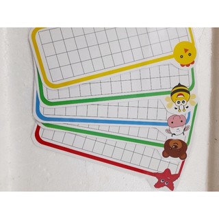 Phiếu cá nhân ngang,dọc A3-A4 ép plastic có sẵn nam châm