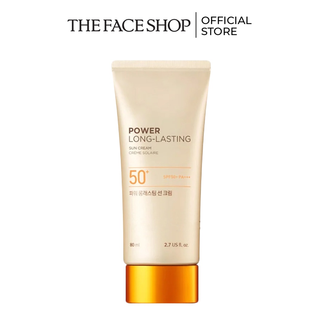 Kem Chống Nắng TheFaceShop Lâu Trôi Natural Sun Eco Power Long-Lasting Sun Cream Spf50+ Pa+++ 80ml