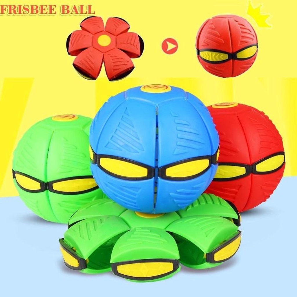 Bóng Ma Thuật Tự Nảy Banh Ném Đĩa Bay Ufo Bật Lò Xo Bằng Nhựa Abs Biến Dạng Có Đèn Led Siêu Sáng Giá Rẻ