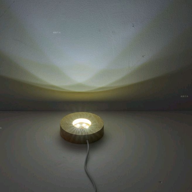 Đèn led đế gỗ trang trí đèn đế gỗ làm diy độc đáo