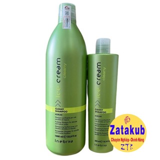 [Chính Hãng]Dầu gội cho tóc gầu, tóc dầu Inebrya Ice Cream Cleany Shampoo 1000ml