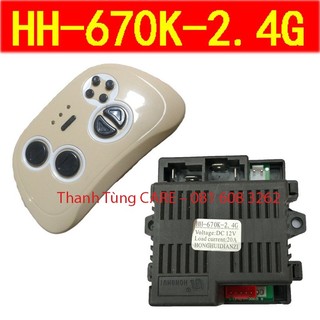 Bo mạch ô tô điện trẻ em hh-670k - 12v chính hãng honghui