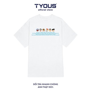 Áo thun Doraemon Nobita Xuka Doraemi Chaien Xeko/ White