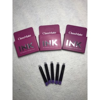 Vỉ 5 ống mực tím bút máy classmate cl-ic101