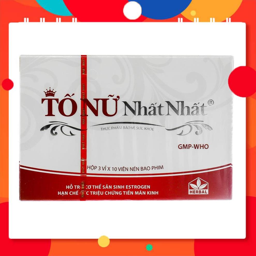 Tố Nữ Nhất Nhất hỗ trợ sinh lý nữ hộp 30 viên