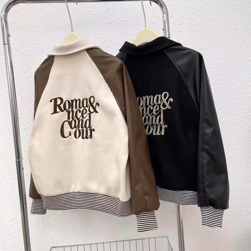 Áo khoác bóng chày nam nữ mới 2022 cổ áo polo phong cách Hàn Quốc