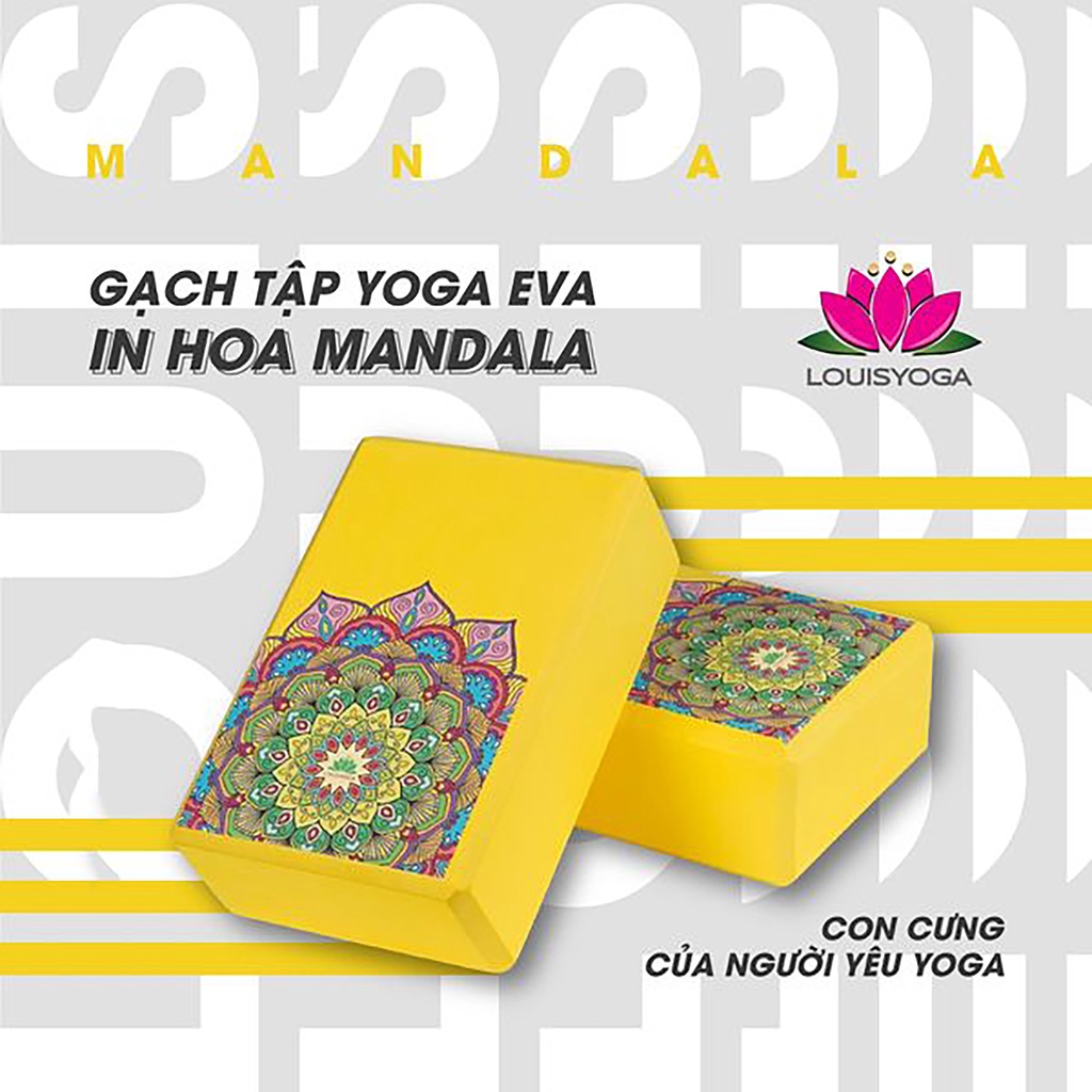 Gạch Tập Yoga Sắc Màu Hãng Louis Yoga Kích Thước : 23x15x7.6cm. Trọng Lượng 220g