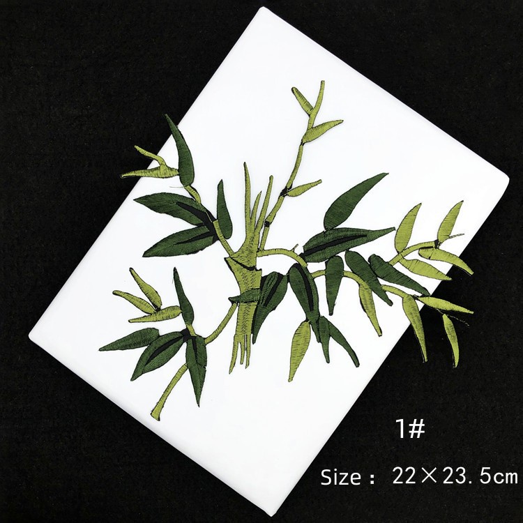 Sticker Ủi Thêu Hình Cây Tre