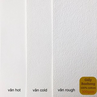   the V  Giấy vẽ màu nước gouache marker BAOHONG 100% cotton vân cold - 200 300gsm - A5 A4 A3 
