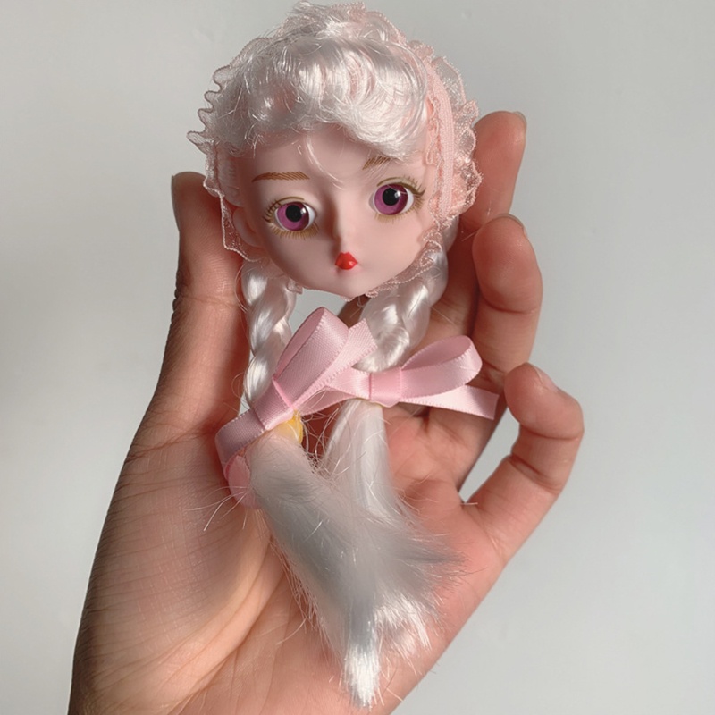 Kẹp Tóc Hình Búp Bê Phối Ren Xinh Xắn