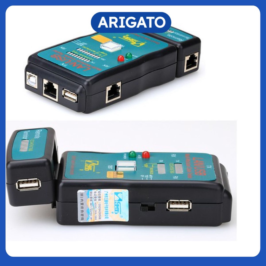 Bộ Test Cáp Mạng hộp kiểm tra dây mạng SY168 M726AT RJ45 RJ11 chất lượng cao giá rẻ LILOPC