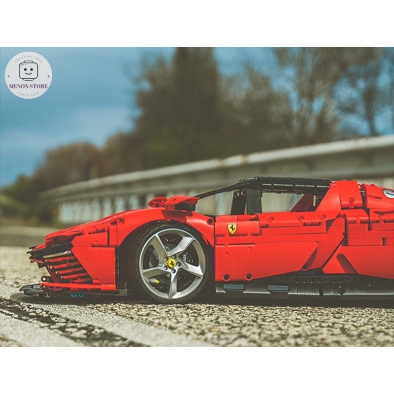 Đồ chơi lắp ráp 50003 8787 48008 42143 Mô hình Siêu xe FERRARI Daytona SP - Xếp hình thông minh