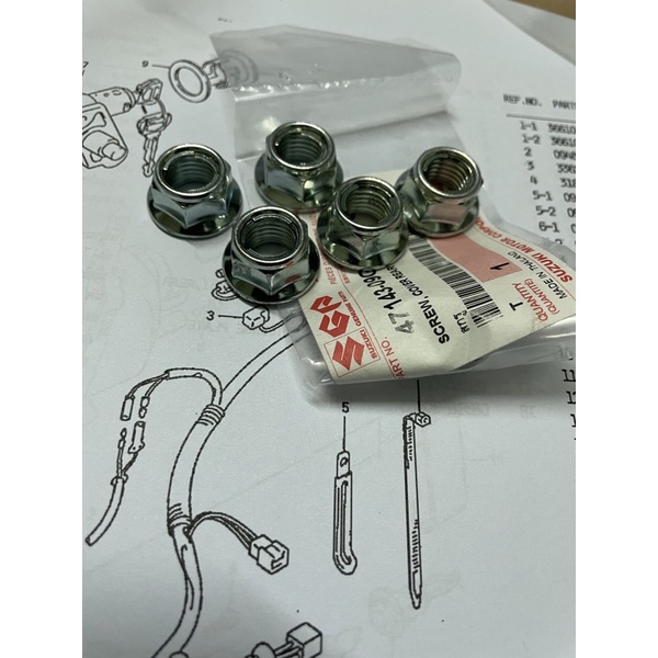 Tán 10Mm  Xipo, Sport, Satria, Rgv.-Hàng chính hãng