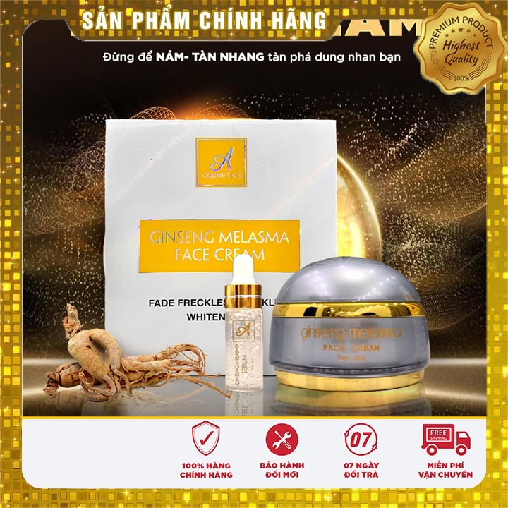 face nám nhân sâm a cosmetic phương anh, kem nám nhân sâm A cosmetic, kem face nám A cosmetic, face nám nhân sâm A