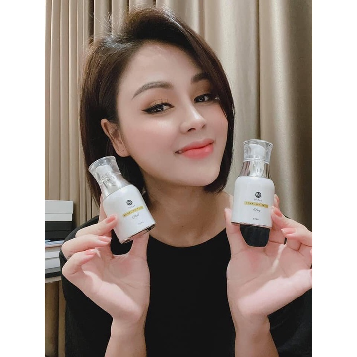 Bộ dưỡng da ngày hoặc đêm Royal_White+++ của Huna