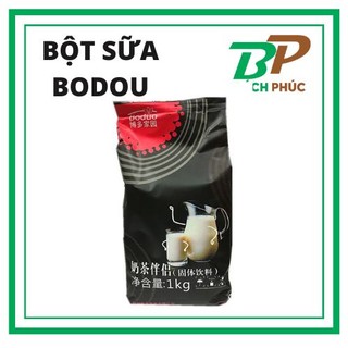 Bột sữa bodou 1kg - nguyên liệu trà sữa - kho pha chế bách phúc