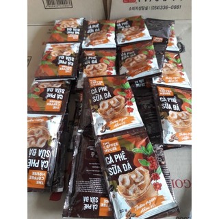 Cà phê sữa đá hoà tan The Coffee House (Hộp 10 gói x 22g)